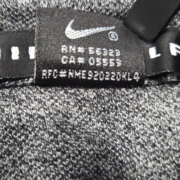 Nike Golf Polo Mens XL Black Heather Gray Shirt Short Sleeve Casual Athletic - Picture 7 of 9